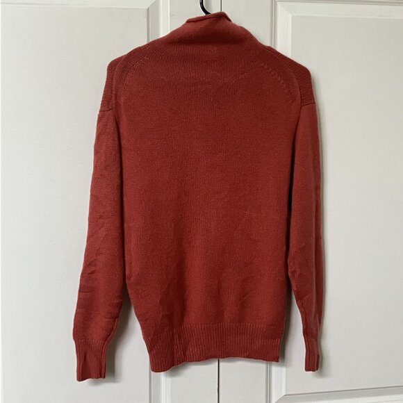 Aritzia Wilfred Sweater Womens XS Cashmere Knit Funnel Turtleneck Pullover - Picture 3 of 8